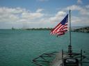 USS Missouri from USS Bowfin