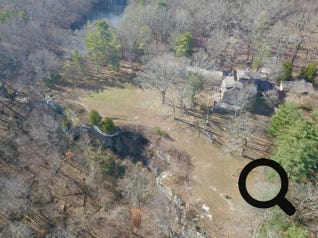 Mei-Kan, aka Rivendell Writer's Colony, Sewanee Tennessee - aerial view