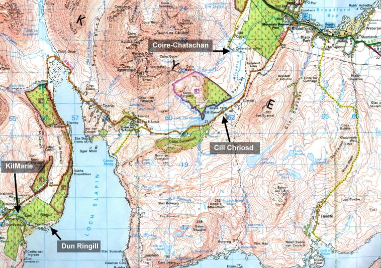 Skye Strathaird Ordinance Survey Map